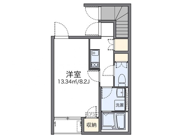 レオネクストレインボーヒルズの物件間取画像